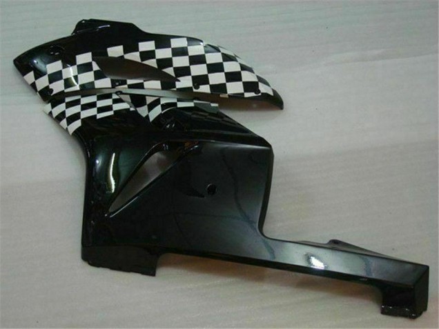 Kits Carenagem CBR 1000RR 2004-2005 - Branco Preto Kits Carenagem CBR 1000RR 2004-2005 - Branco Preto