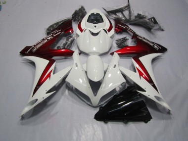 Kits Carenagem CBR 1000RR 2004-2005 - Branco Vermelho