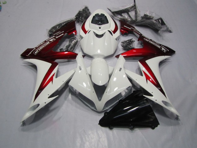 Kits Carenagem CBR 1000RR 2004-2005 - Branco Vermelho Kits Carenagem CBR 1000RR 2004-2005 - Branco Vermelho