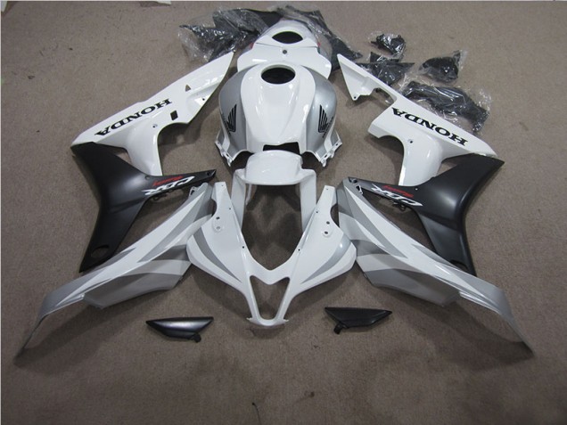 Kits Carenagem CBR 600RR 2007-2008 - Branco Preto