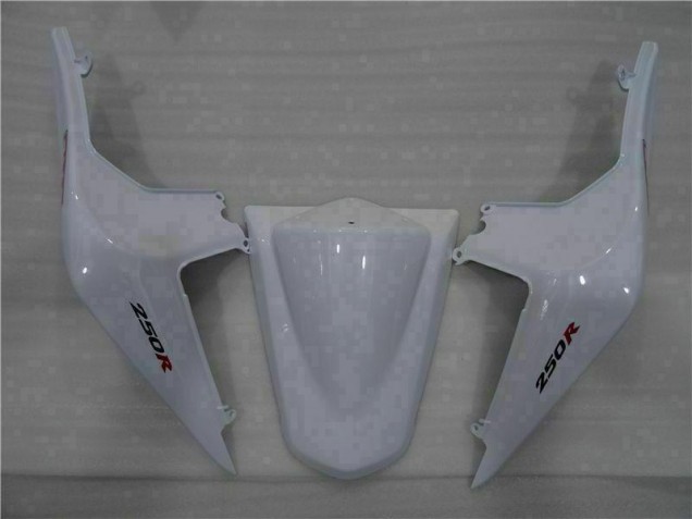 Kits Carenagem EX250 2008-2012 - Branco Preto Ninja Kits Carenagem EX250 2008-2012 - Branco Preto Ninja