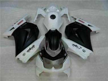 Kits Carenagem EX250 2008-2012 - Branco Preto Ninja