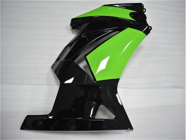 Kits Carenagem EX250 2008-2012 - Preto Verde Kits Carenagem EX250 2008-2012 - Preto Verde