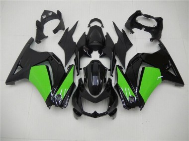 Kits Carenagem EX250 2008-2012 - Preto Verde