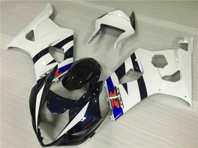 Kits Carenagem GSXR 1000 K3 2003-2004 - Branco Preto