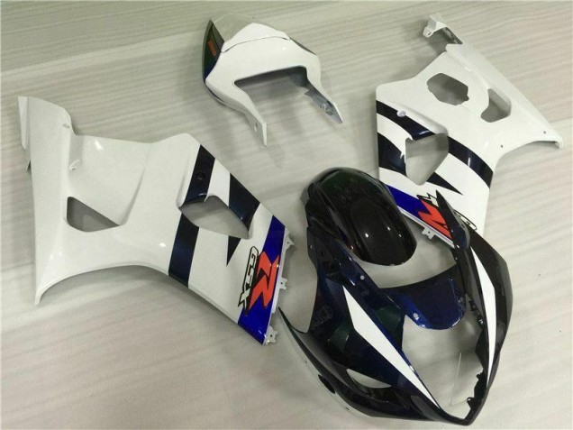Kits Carenagem GSXR 1000 K3 2003-2004 - Branco Preto