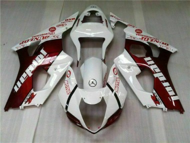 Kits Carenagem GSXR 1000 K3 2003-2004 - Vermelho Branco