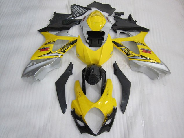 Kits Carenagem GSXR 1000 K7 2007-2008 - Amarelo Preto