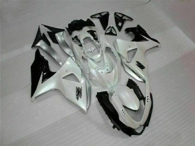 Kits Carenagem GSXR 1000 K9 2009-2016 - Branco Preto