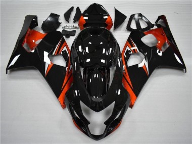 Kits Carenagem GSXR 600 / 750 K4 2004-2005 - Laranja Preto