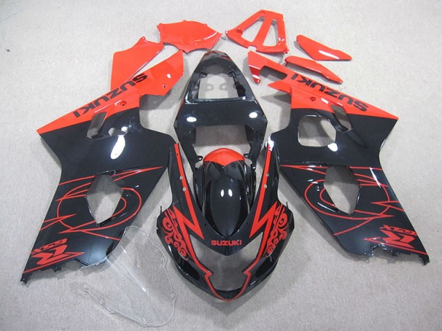 Kits Carenagem GSXR 750 K4 2004-2005 - Vermelho Preto
