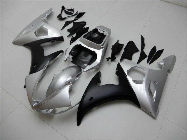 Kits Carenagem R6 2003-2005 - Prata Preto Kits Carenagem R6 2003-2005 - Prata Preto