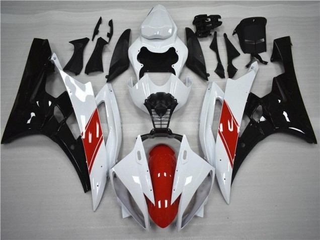 Kits Carenagem R6 2006-2007 - Vermelho Branco Preto Kits Carenagem R6 2006-2007 - Vermelho Branco Preto