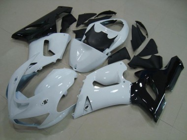 Kits Carenagem ZX6R 2005-2006 - Branco Preto
