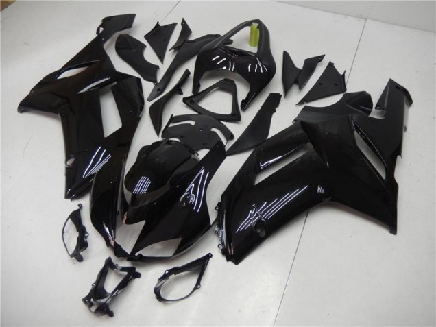 Kits Carenagem ZX6R 2007-2008 - Preto Brilhante Kits Carenagem ZX6R 2007-2008 - Preto Brilhante
