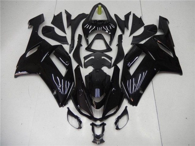 Kits Carenagem ZX6R 2007-2008 - Preto Brilhante Kits Carenagem ZX6R 2007-2008 - Preto Brilhante