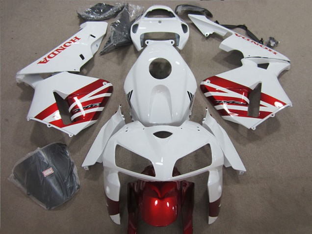 Kits Completo Carenagem CBR 1000RR 2004-2005 - Branco Vermelho Preto Kits Completo Carenagem CBR 1000RR 2004-2005 - Branco Vermelho Preto
