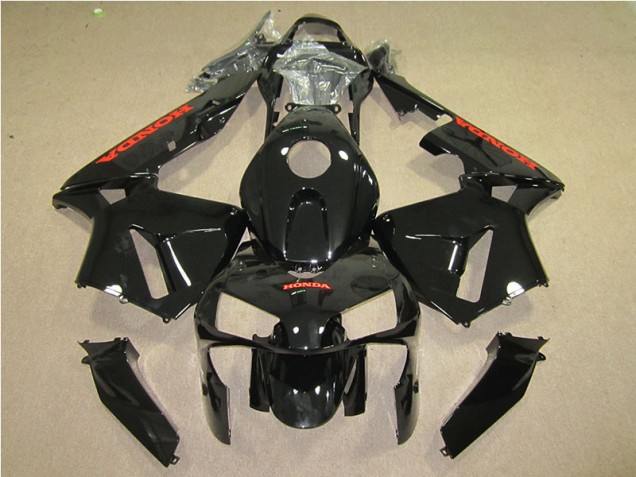Kits Completo Carenagem CBR 600RR 2005-2006 - Preto Vermelho