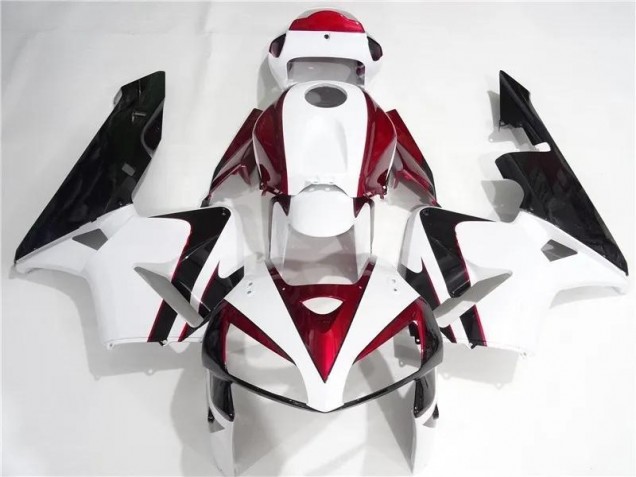 Kits Completo Carenagem CBR 600RR 2005-2006 - Vermelho Branco Preto