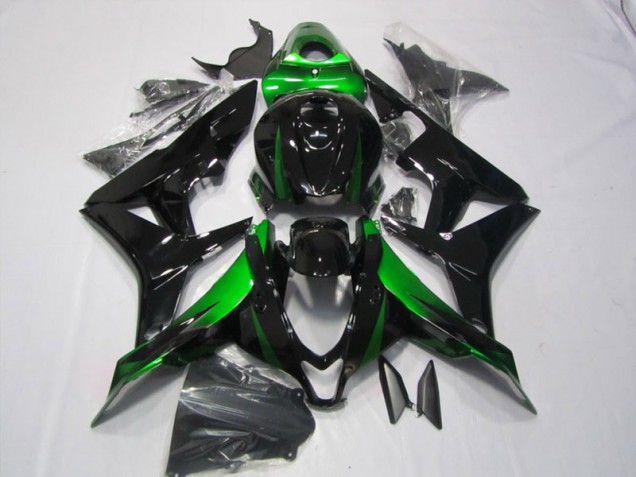 Kits Completo Carenagem CBR 600RR 2007-2008 - Preto Verde