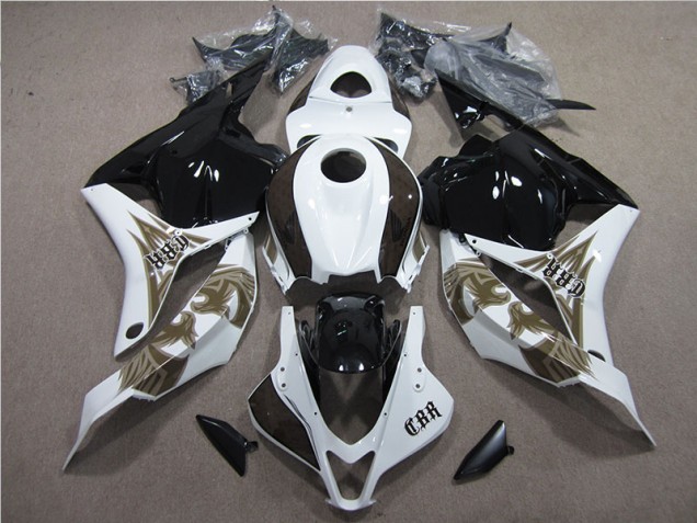 Kits Completo Carenagem CBR 600RR 2009-2012 - Preto Branco