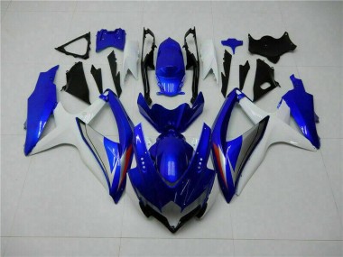 Kits Completo Carenagem GSXR 600 / 750 K8 2008-2010 - Azul Branco