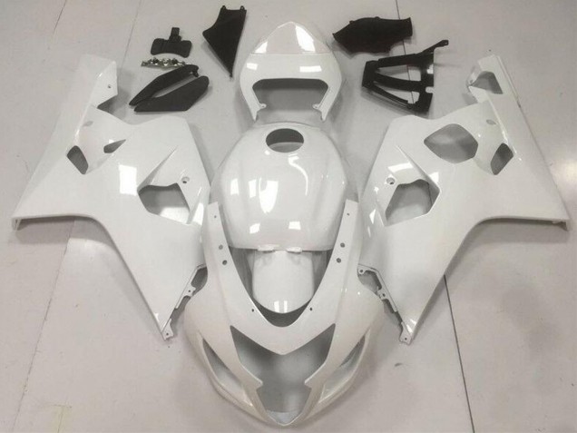Lojas Carenagens Moto Suzuki GSXR 600/750 2004-2005 - Branco Brilhante