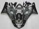 Lojas Carenagens Moto Suzuki GSXR 600/750 2004-2005 - Cinzento Preto Chama