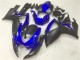 Lojas Carenagens Moto Suzuki GSXR 600/750 2006-2007 - Azul Preto Fosco