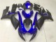 Lojas Carenagens Moto Suzuki GSXR 600/750 2006-2007 - Azul Preto Fosco