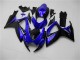Lojas Carenagens Moto Suzuki GSXR 600/750 2006-2007 - Azul Preto Brilhante