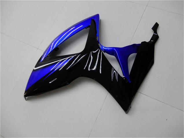 Lojas Carenagens Moto Suzuki GSXR 600/750 2006-2007 - Azul Preto Brilhante