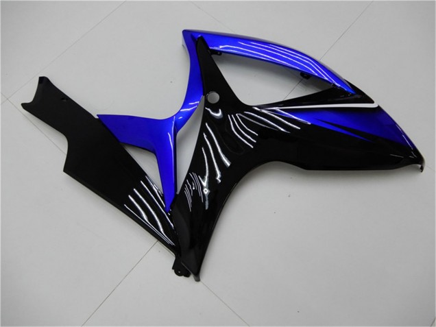 Lojas Carenagens Moto Suzuki GSXR 600/750 2006-2007 - Azul Preto Brilhante