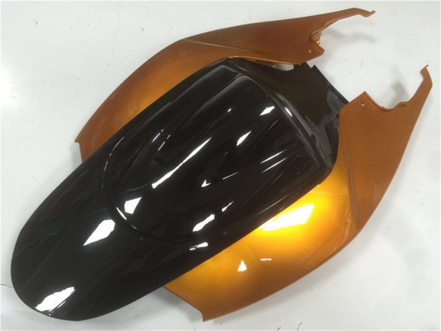 Lojas Carenagens Moto Suzuki GSXR 600/750 2006-2007 - Laranja Preto Brilhante