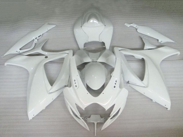 Lojas Carenagens Moto Suzuki GSXR 600/750 2006-2007 - Branco Pérola