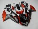 Lojas Carenagens Moto Suzuki GSXR 600/750 2008-2010 - Laranja Cinzento Preto Brilhante