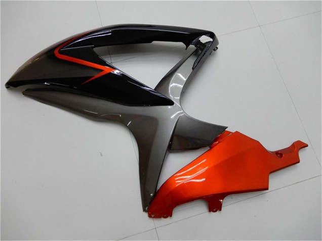 Lojas Carenagens Moto Suzuki GSXR 600/750 2008-2010 - Laranja Cinzento Preto Brilhante