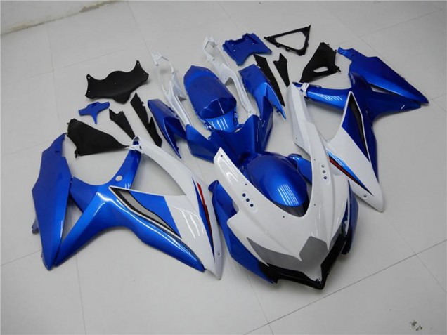Lojas Carenagens Moto Suzuki GSXR 600/750 2008-2010 - Branco Azul