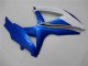 Lojas Carenagens Moto Suzuki GSXR 600/750 2008-2010 - Branco Azul