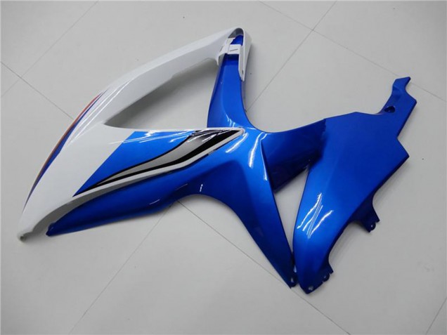 Lojas Carenagens Moto Suzuki GSXR 600/750 2008-2010 - Branco Azul