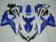 Lojas Carenagens Moto Suzuki GSXR 600/750 2008-2010 - Branco Azul