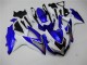 Lojas Carenagens Moto Suzuki GSXR 600/750 2008-2010 - Branco Azul Preto Vermelho Linha