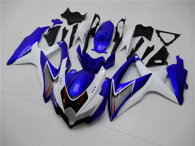 Lojas Carenagens Moto Suzuki GSXR 600/750 2008-2010 - Branco Azul Preto Vermelho Linha