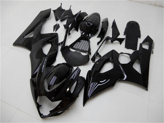 Lojas Kits Carenagem Moto Suzuki GSXR 1000 2005-2006 - Preto Brilhante