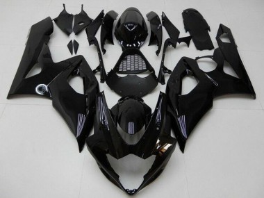 Lojas Kits Carenagem Moto Suzuki GSXR 1000 2005-2006 - Preto Brilhante
