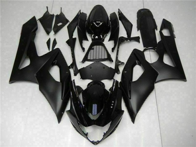 Lojas Carenagem Moto Suzuki GSXR 1000 2005-2006 - Preto Brilhante Preto Fosco