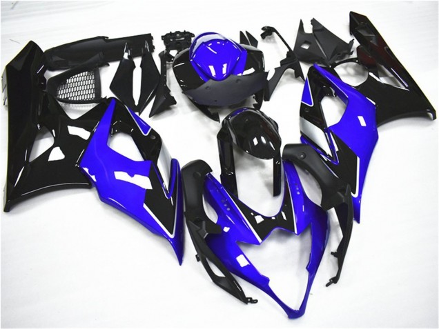 Lojas Kits Carenagem Moto Suzuki GSXR 1000 2005-2006 - Azul Preto