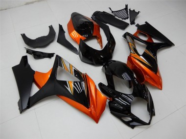 Lojas Carenagem Moto Suzuki GSXR 1000 2007-2008 - Laranja Preto