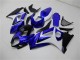 Lojas Carenagens Moto Suzuki GSXR 1000 2007-2008 - Branco Azul Preto No Decal