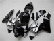 Lojas Carenagens Moto Honda CBR600RR 2003-2004 - Prata Preto Brilhante Listra